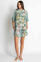 Eva SS Shirt in Sage Amour