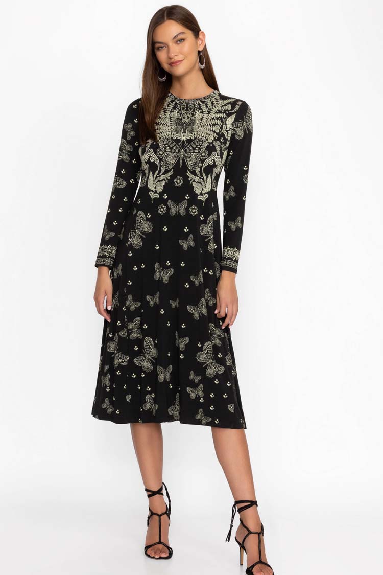 Farfalla Janie Fav A-Line Knit Dress