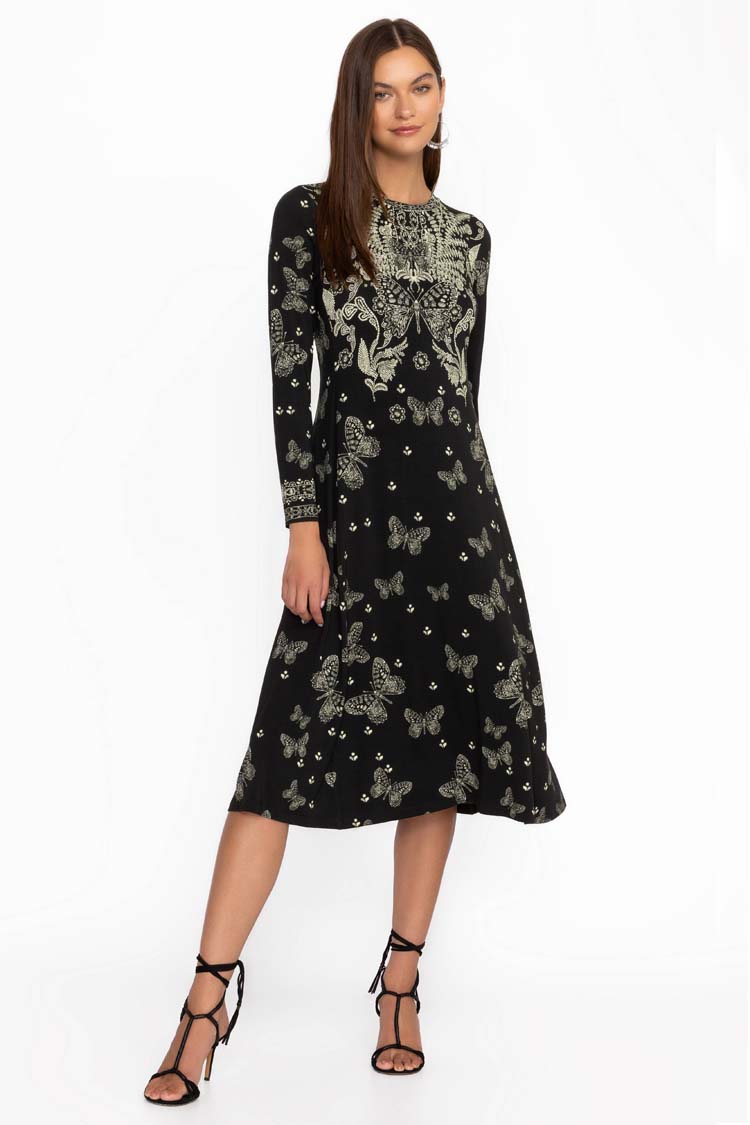 Farfalla Janie Fav A-Line Knit Dress
