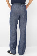 Farina Wide Leg Pant in Indigo Mood