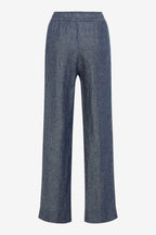 Farina Wide Leg Pant in Indigo Mood