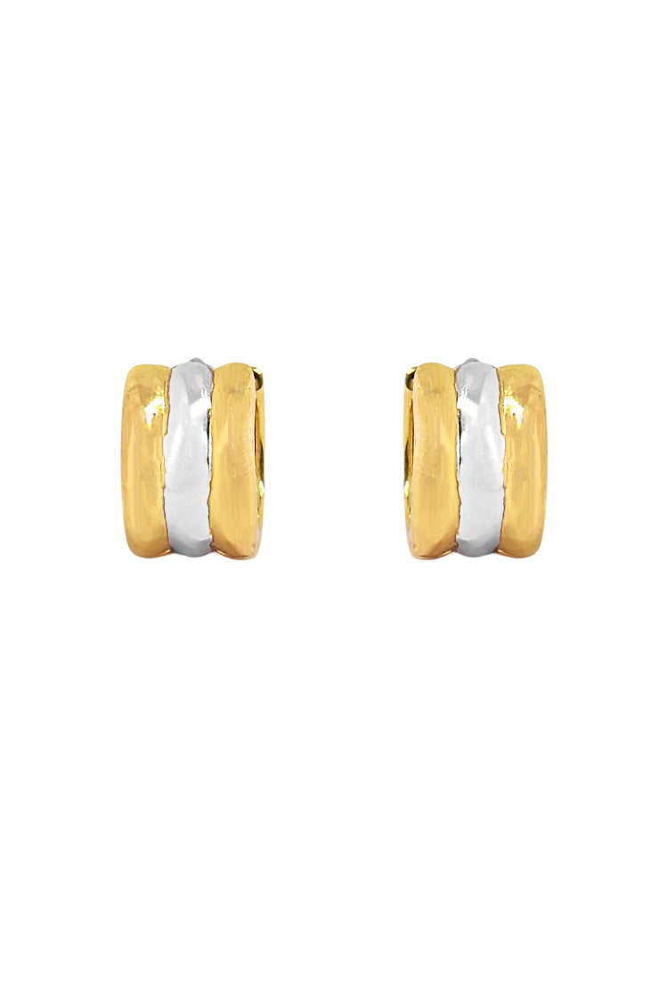 Farrah Earrings in Two Tone