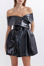 Flight Bell Patent Dress | FINAL SALE