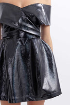 Flight Bell Patent Dress | FINAL SALE