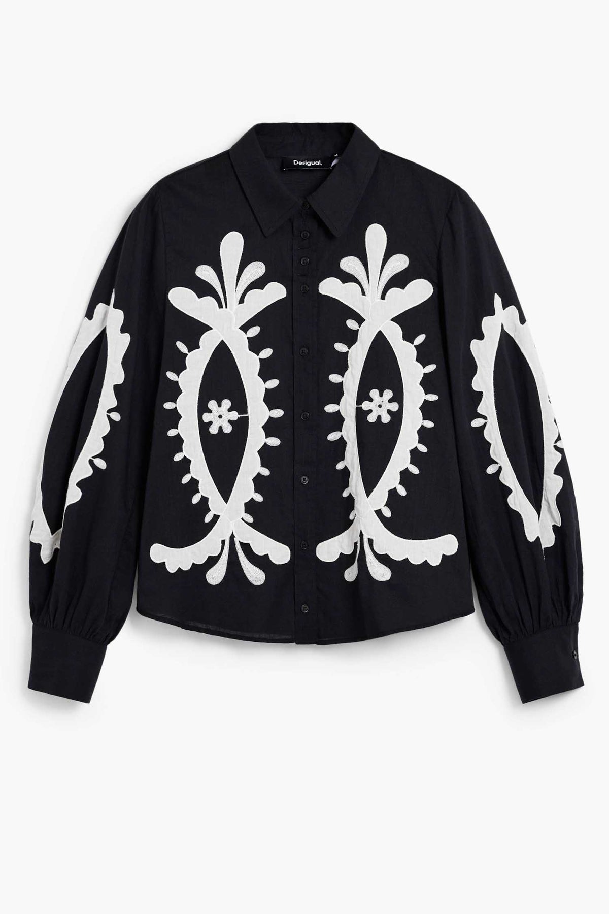 Floral Shirt in Black