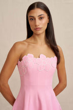 Florelle Strapless Dress in Pink