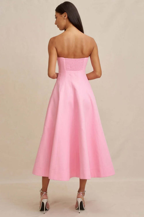 Florelle Strapless Dress in Pink