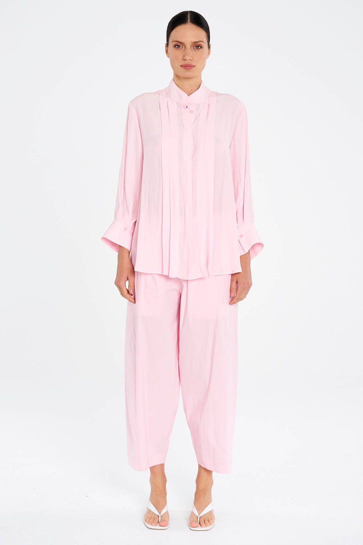 Folded Blouse in Rosebud