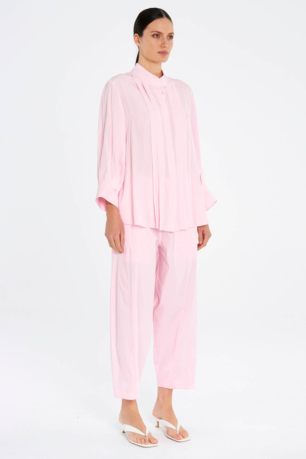 Folded Blouse in Rosebud