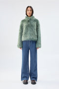 Fur Delish Jacket in Sage