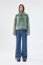 Fur Delish Jacket in Sage
