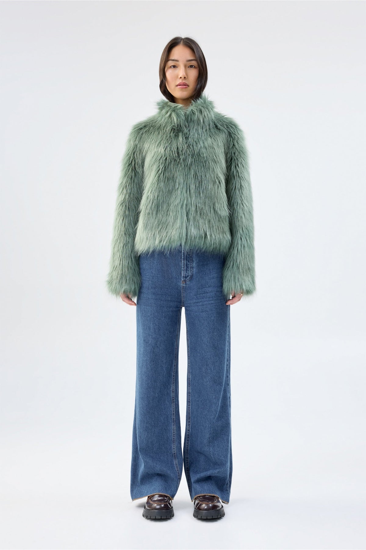 Fur Delish Jacket in Sage