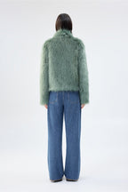 Fur Delish Jacket in Sage