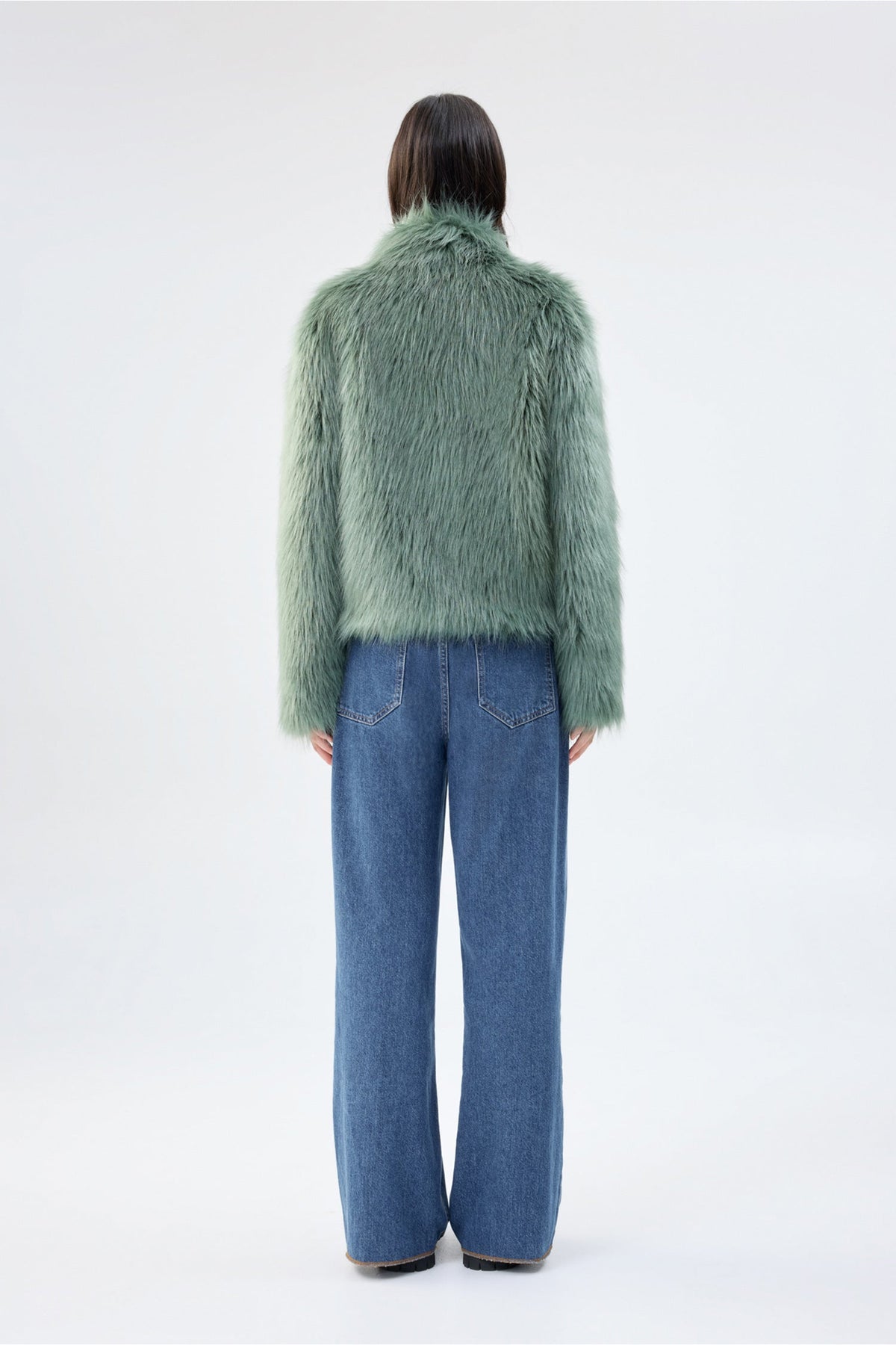 Fur Delish Jacket in Sage