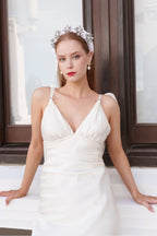 Gabriella Gown in Ivory | Satin