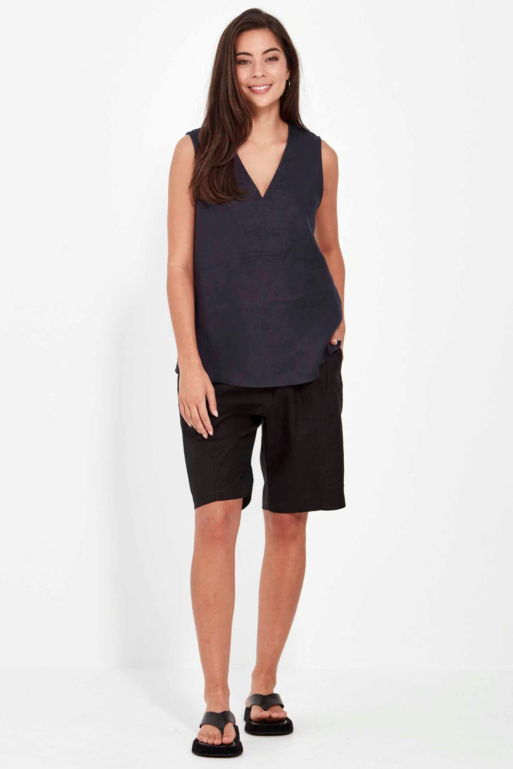 Gala Tank in Denim