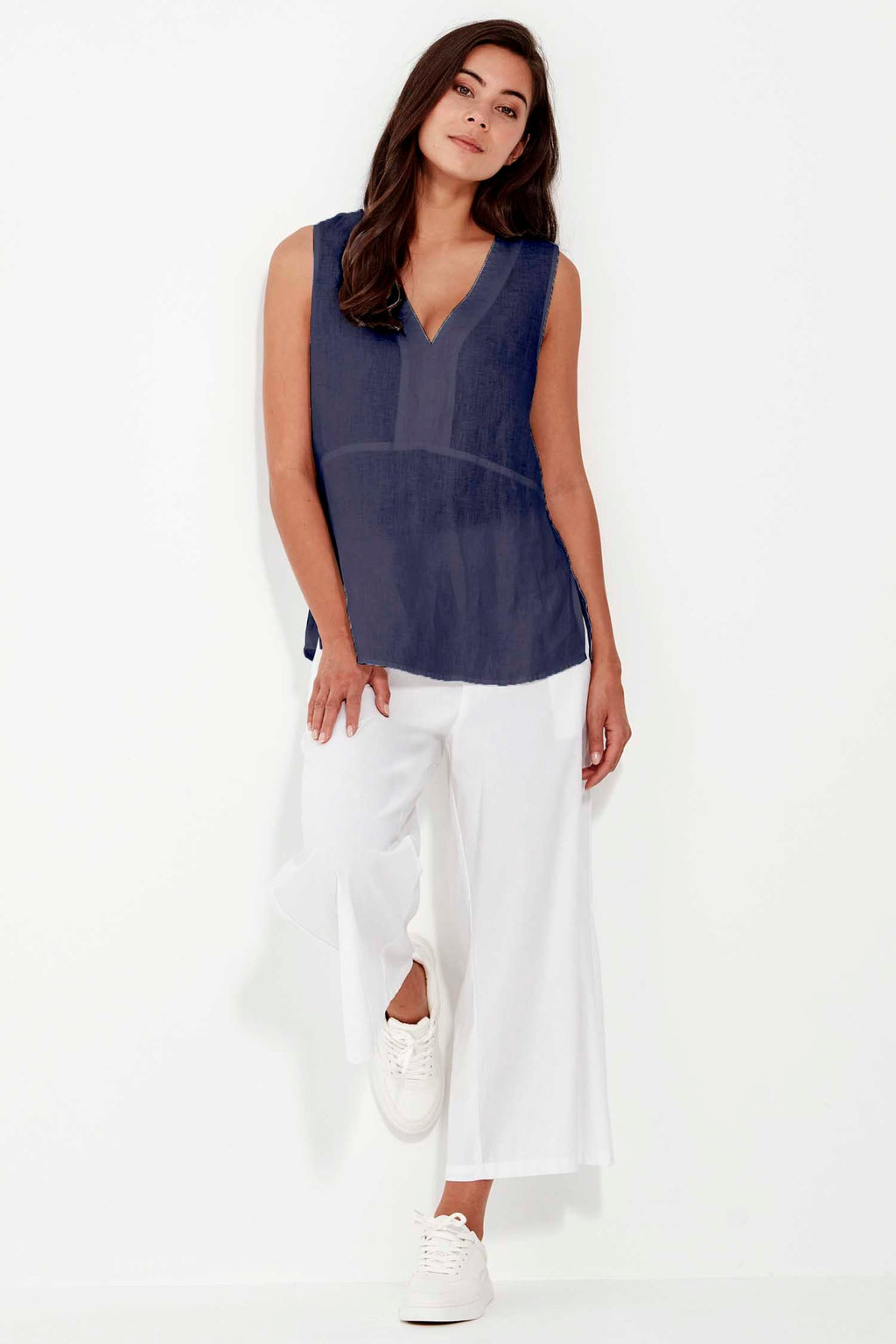 Gala Tank in Denim