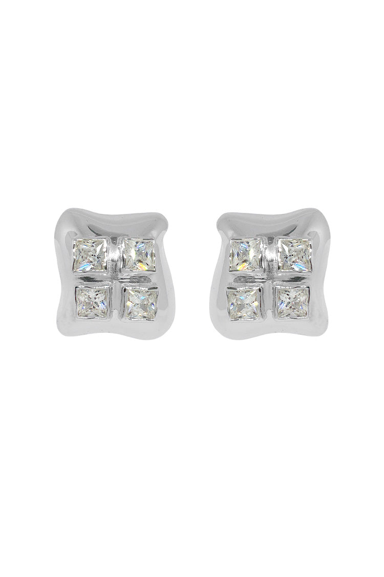 Georgette Earrings in Silver