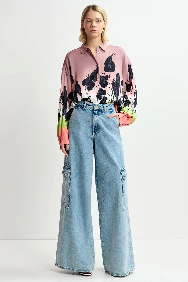 Gnome Wide Leg Cargo Jeans | FINAL SALE