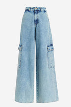 Gnome Wide Leg Cargo Jeans | FINAL SALE