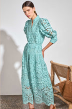 Gravitate Maxi Dress in Pistachio
