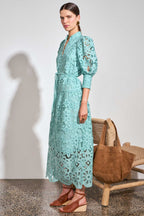 Gravitate Maxi Dress in Pistachio