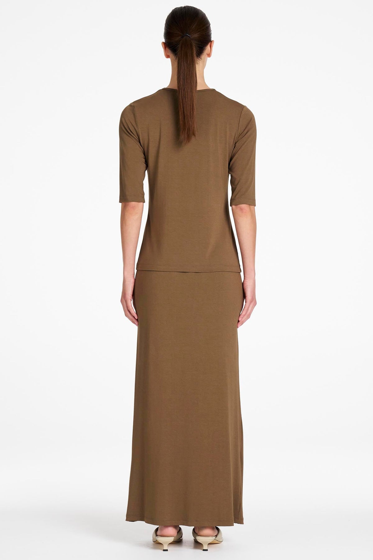 Half Sleeve Top in Umber