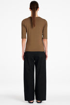 Half Sleeve Top in Umber
