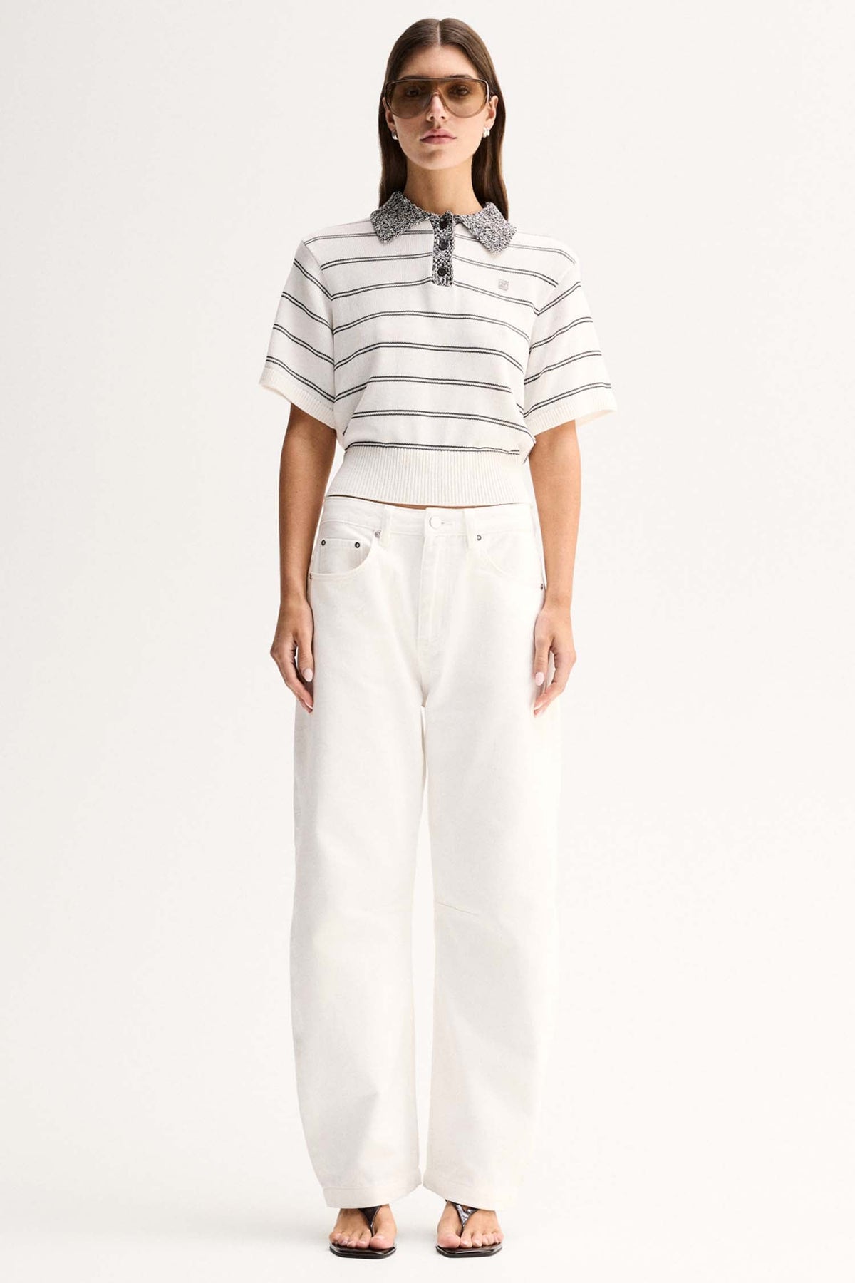 Harley Knit Tee in White