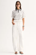 Harley Knit Tee in White