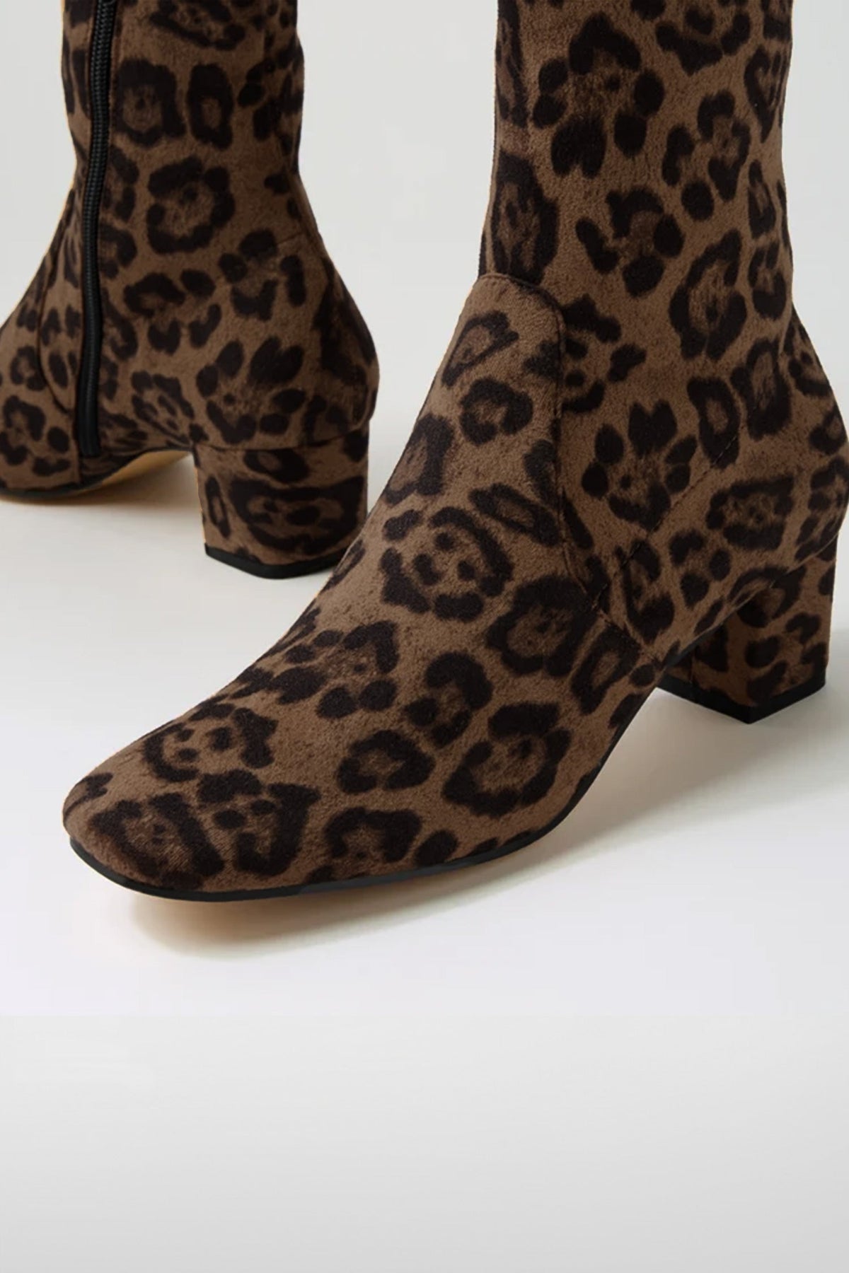 Hartful Boot in Taupe Leopard