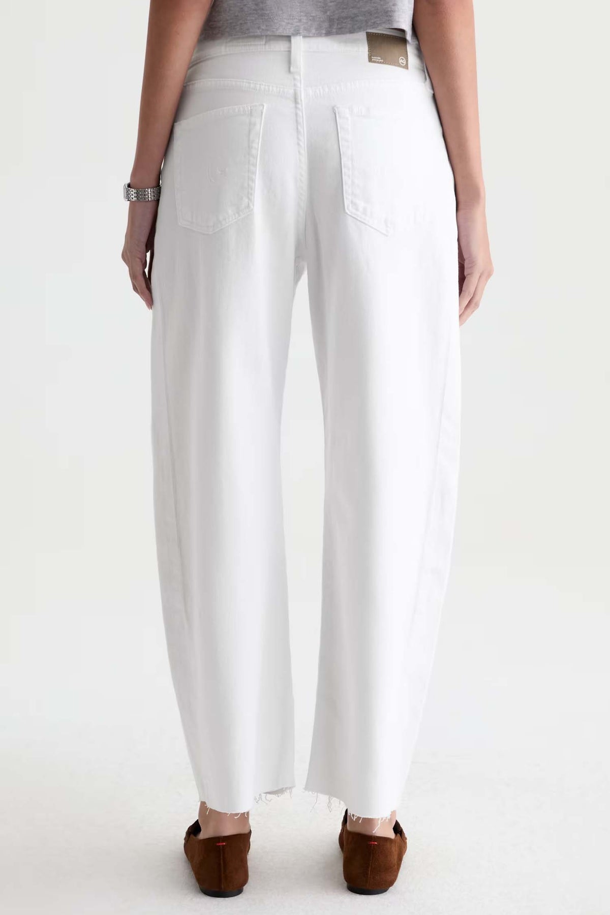 Hattie Crop Jean in Gallery White