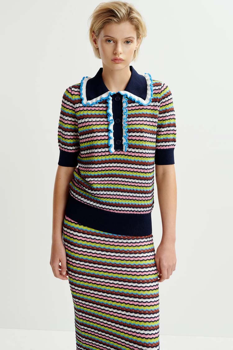 Haximum Multicoloured Striped Polo
