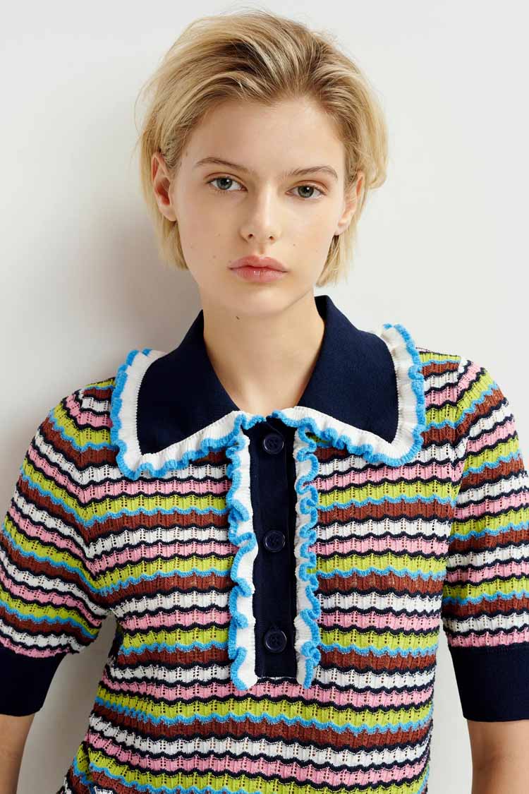 Haximum Multicoloured Striped Polo