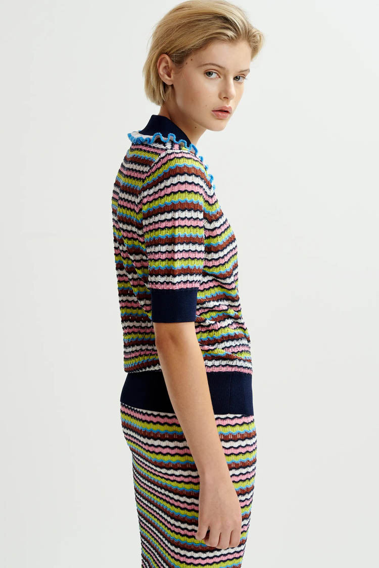 Haximum Multicoloured Striped Polo