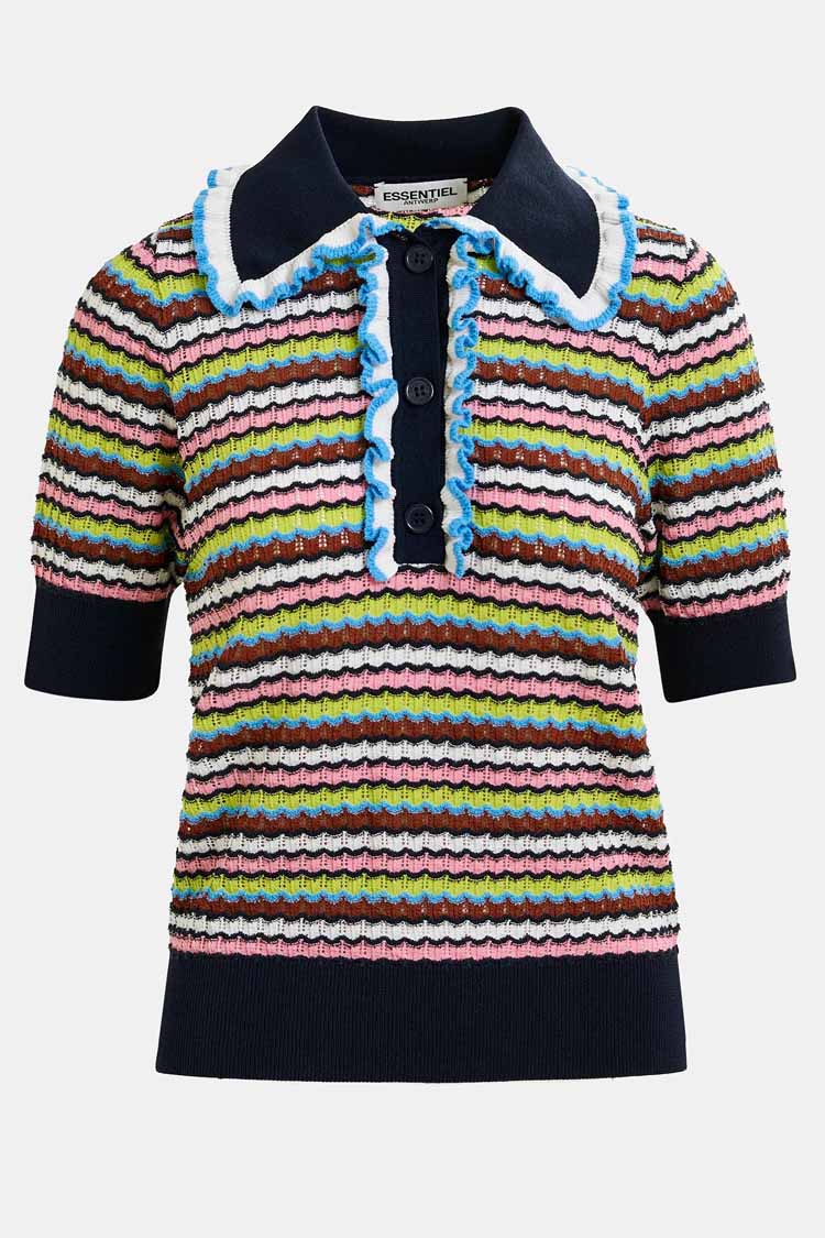Haximum Multicoloured Striped Polo