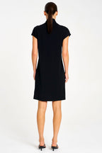 Henley Dress in Black