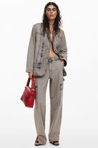 Distressed Denim Blazer | FINAL SALE