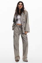 High Waisted Cargo Jeans | FINAL SALE