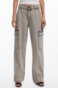 High Waisted Cargo Jeans | FINAL SALE