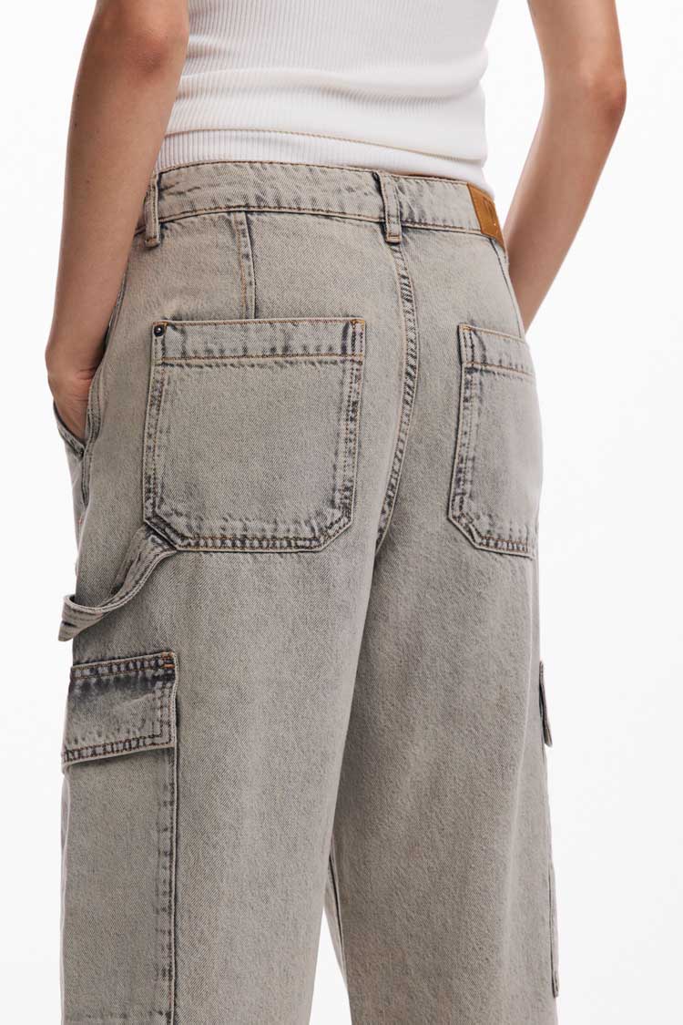High Waisted Cargo Jeans | FINAL SALE