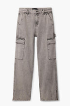 High Waisted Cargo Jeans | FINAL SALE