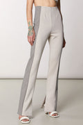 High Waisted Colourblock Slim Trouser | FINAL SALE