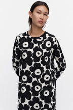 Hujanhajan Unikko Jersey Dress in Black/White