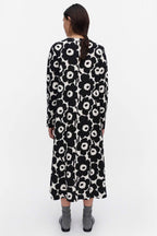 Hujanhajan Unikko Jersey Dress in Black/White