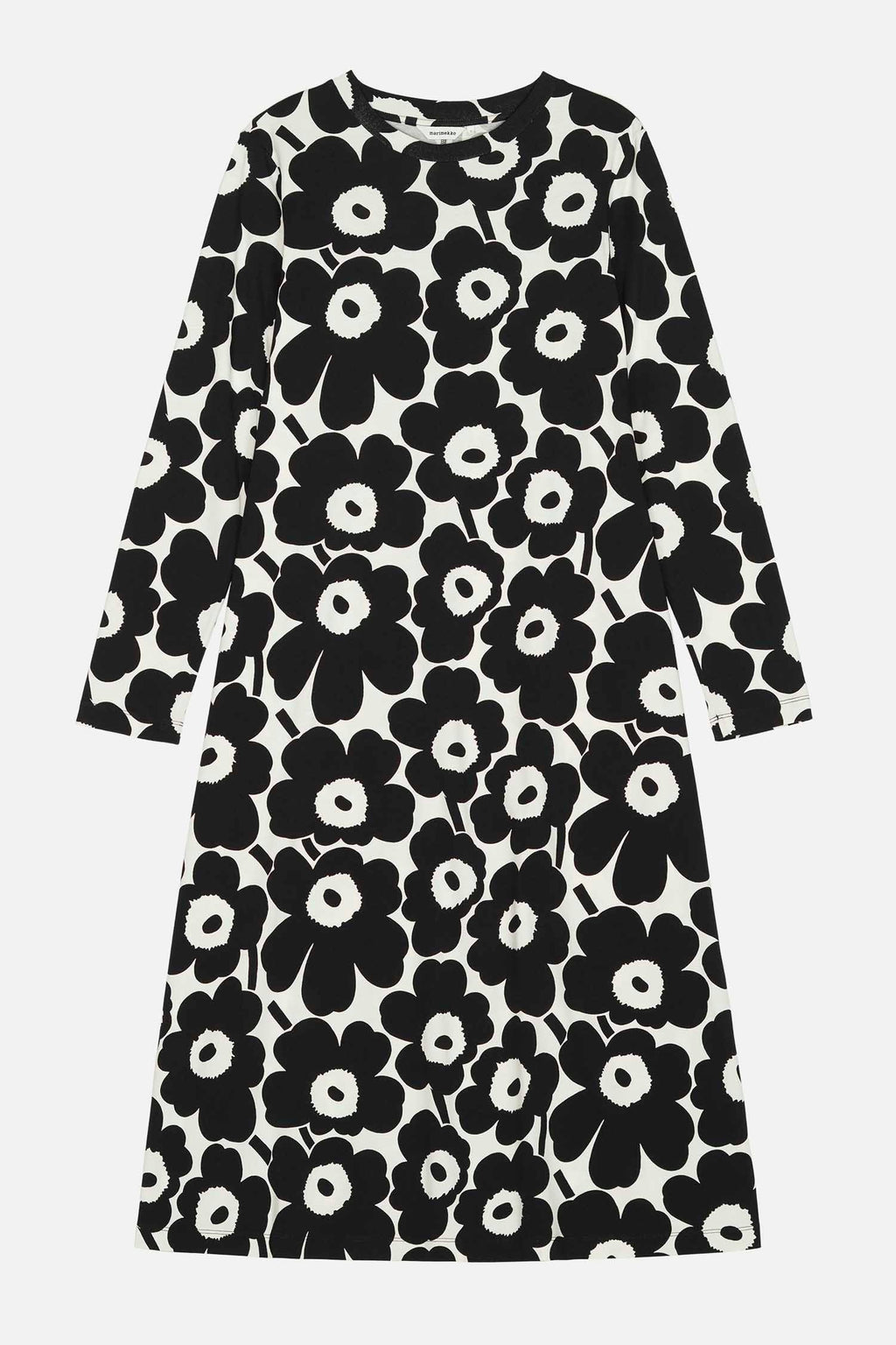 Hujanhajan Unikko Jersey Dress in Black/White