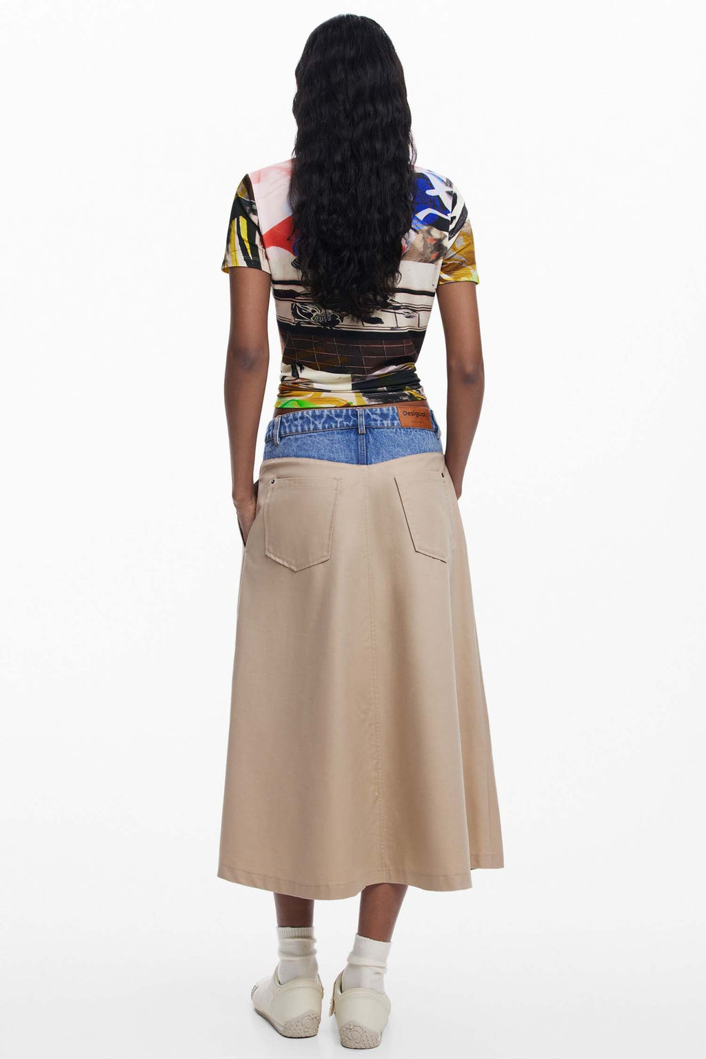 Hybrid Long Flared Skirt | FINAL SALE
