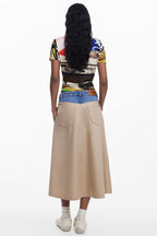 Hybrid Long Flared Skirt | FINAL SALE