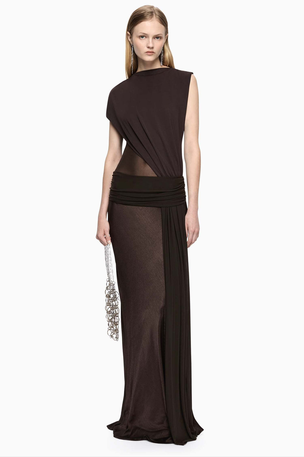 Idras Maxi Dress in Dark Choc/Espresso