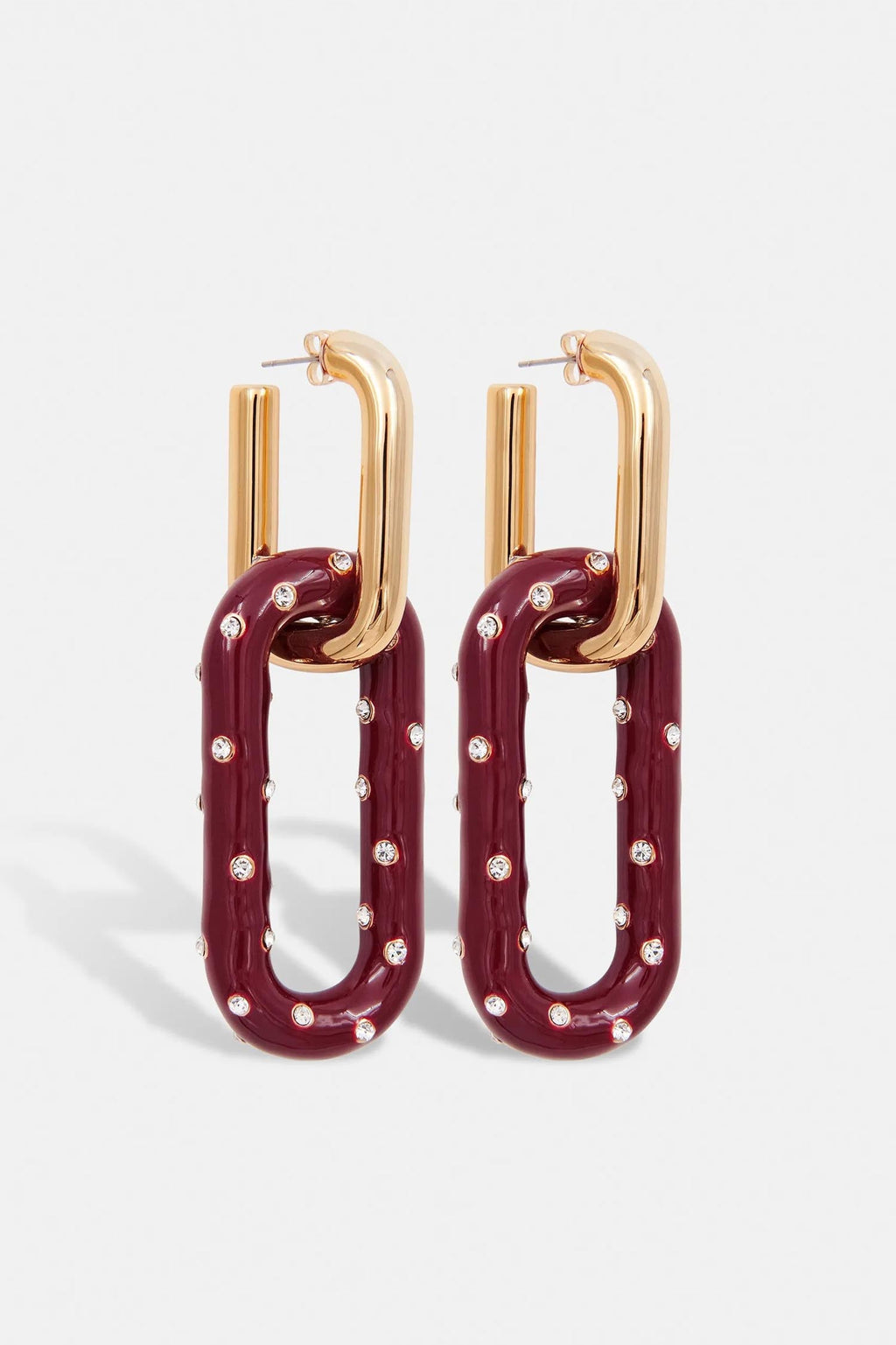Idry Link Earrings in Margot Mauve